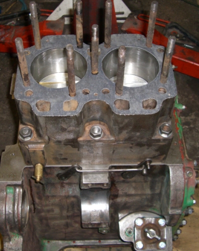 wassergekühlter Famulusmotor ohne Zylinderkopf